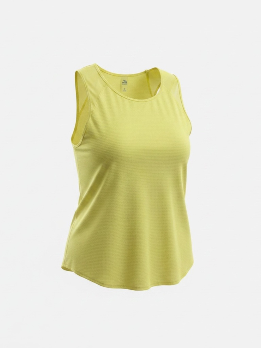 MTA Sport Women’s M Yellow Cropped Athletic Tank Top